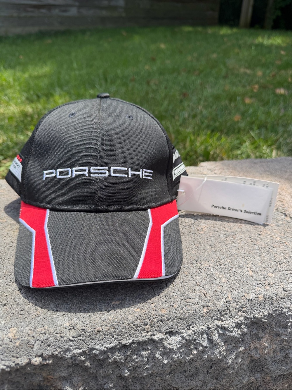 Official Porsche Motorsports Baseball Cap Black New With Tags